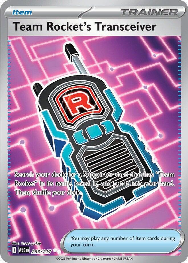 Team Rocket's Transceiver #263 Pokemon Ascended Heroes