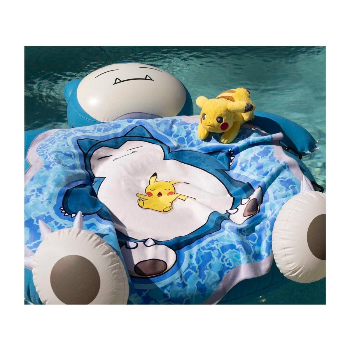 Duck: Pokemon Center Exclusive Pikachu & Snorlax Summer Days Beach Towel