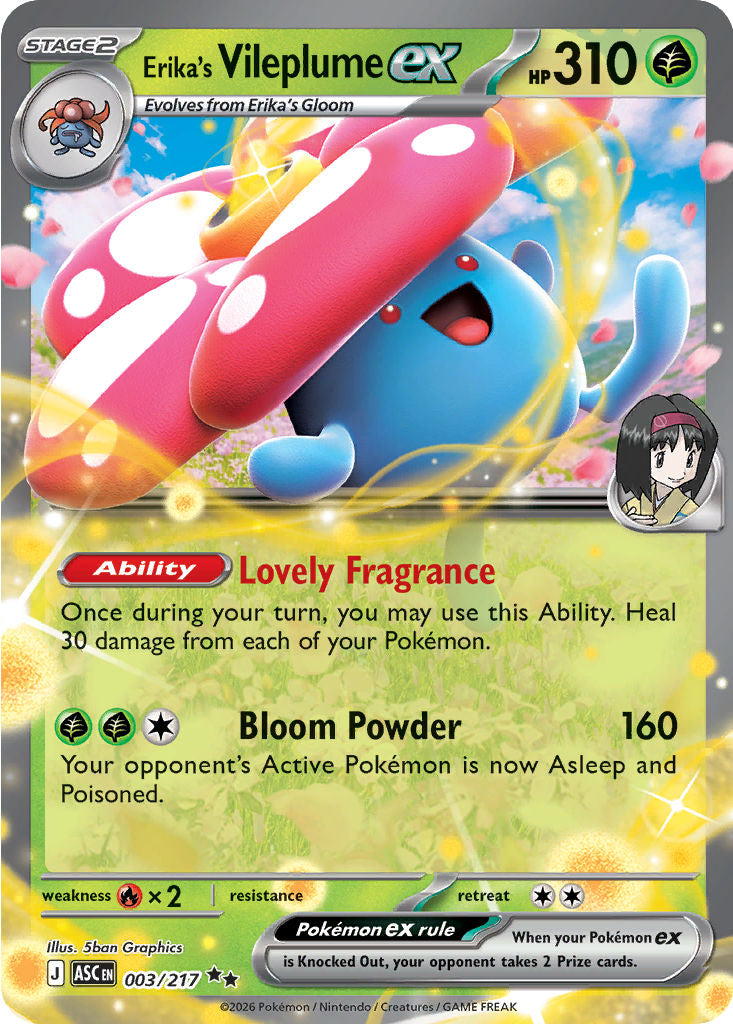 Erika's Vileplume 003/217 Ascended Heroes