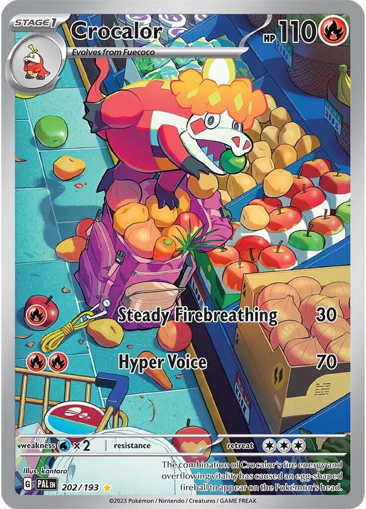 Crocalor #202 Pokemon Paldea Evolved