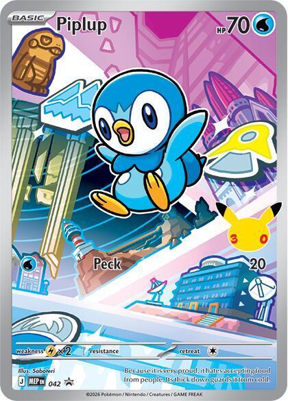 Piplup #42 Pokemon Promo