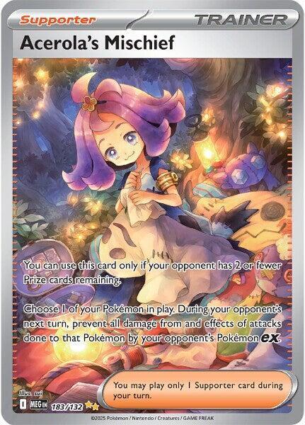 Acerola's Mischief #183 Pokemon Mega Evolution