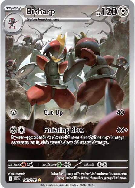 Bisharp #143 Pokemon Black Bolt