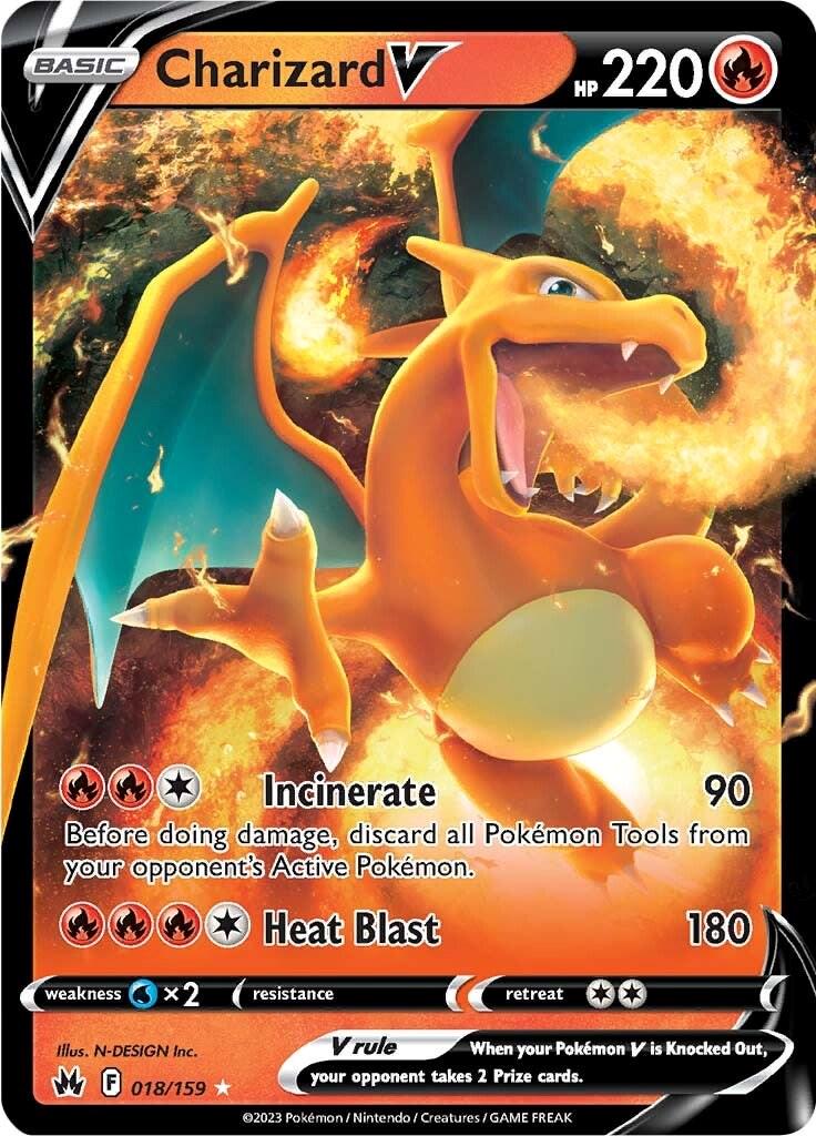 Charizard V #18 Pokemon Crown Zenith