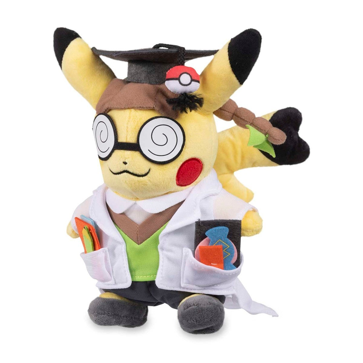 Cosplay Pikachu: Pikachu, Ph.D. Poké Plush - 10 ½ In.