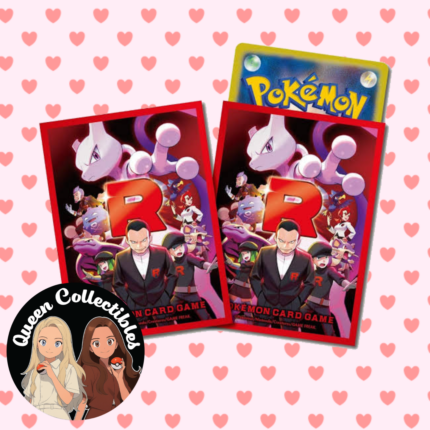 POKEMON CENTER Glory Of Team Rocket Sleeves (64 Individual Card Sleeves)