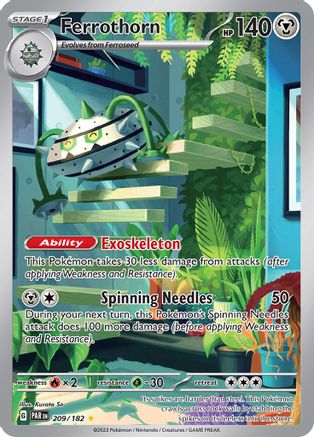 Ferrothorn #209 Pokemon Paradox Rift