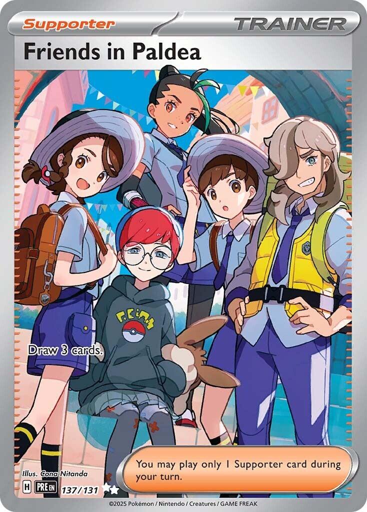 Friends In Paldea #137 Pokemon Prismatic Evolutions
