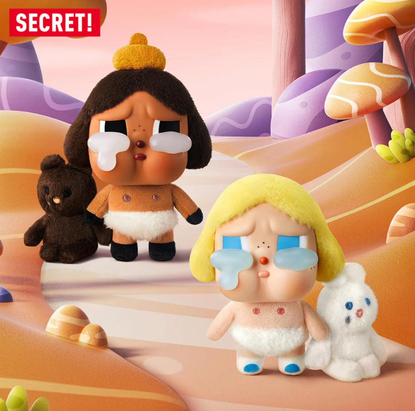 POP MART CRYBABY Crying Again Series Vinyl Plush Pendant Blind Box