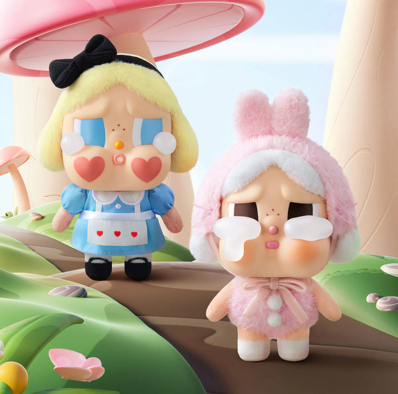 POP MART CRYBABY Crying Again Series Vinyl Plush Pendant Blind Box