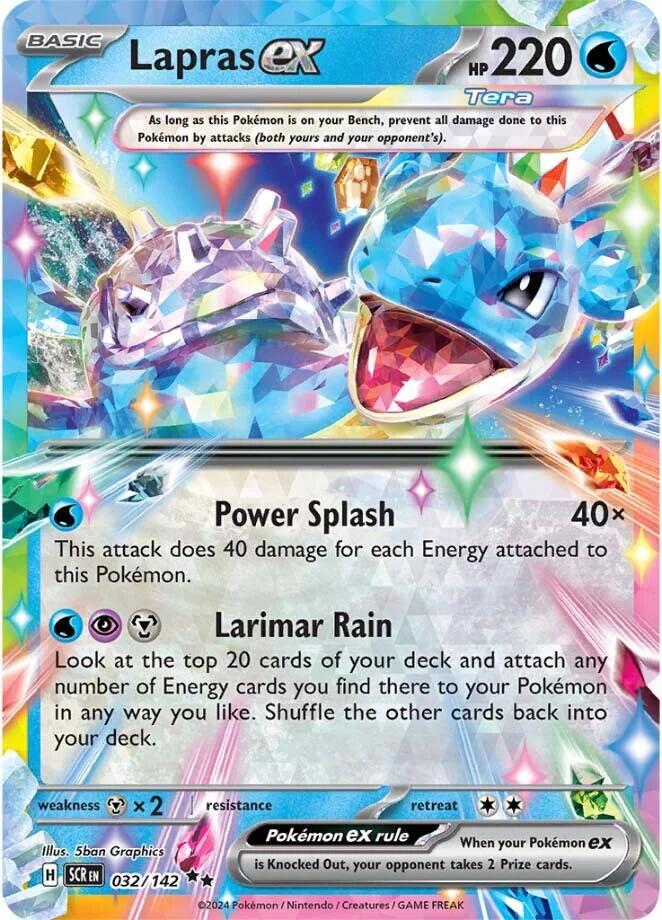 Lapras Ex #32 Pokemon Stellar Crown