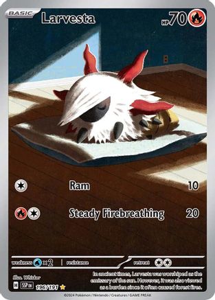 Larvesta #196 Pokemon Surging Sparks