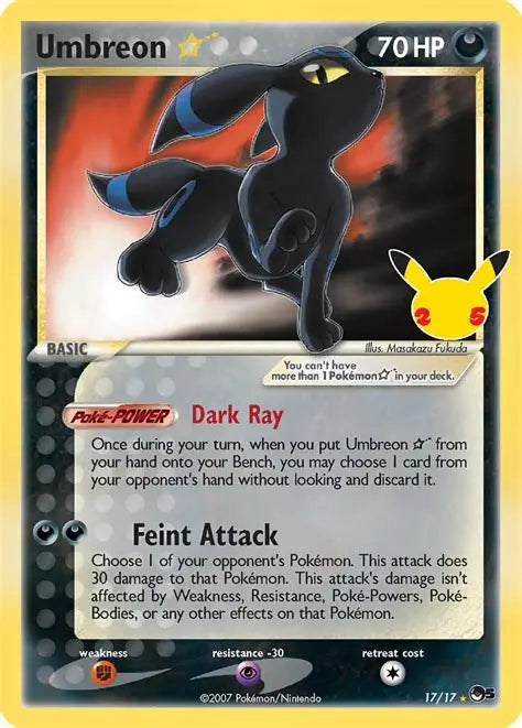 Umbreon #17 Pokemon Celebrations