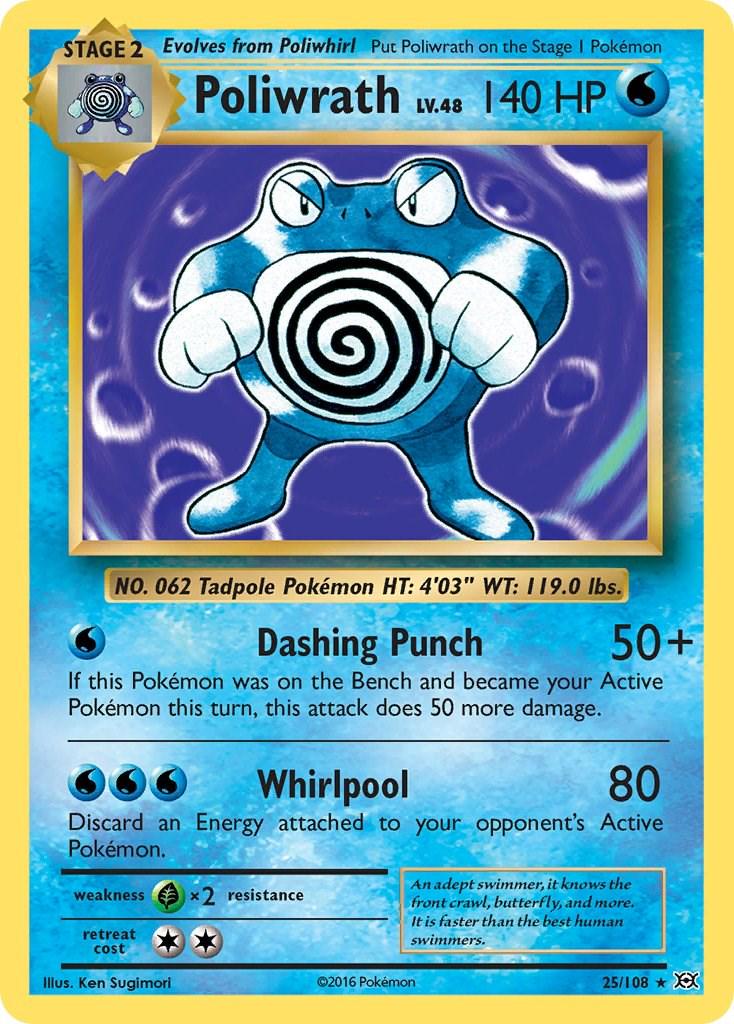 Poliwrath #25 Pokemon Evolutions