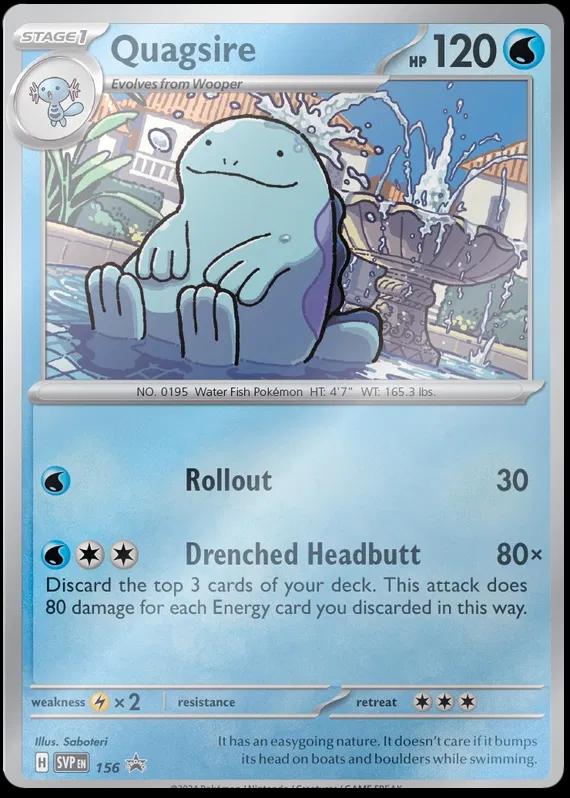 Quagsire #156 Pokemon Promo