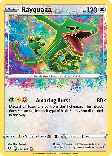 Rayquaza #138 Pokemon Vivid Voltage