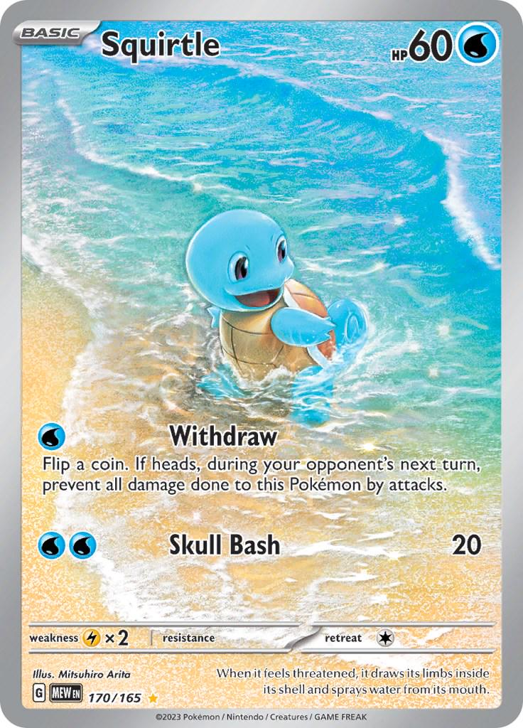 Squirtle #170 Pokemon Scarlet & Violet 151