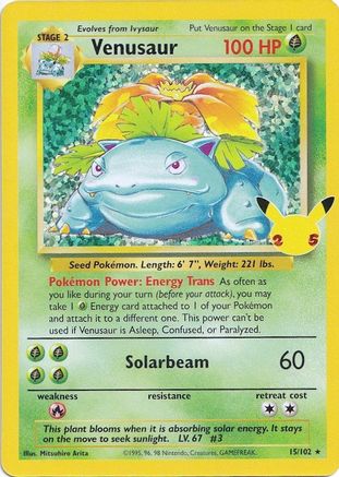 Venusaur 15/102 - Celebrations Classic Collection Holofoil