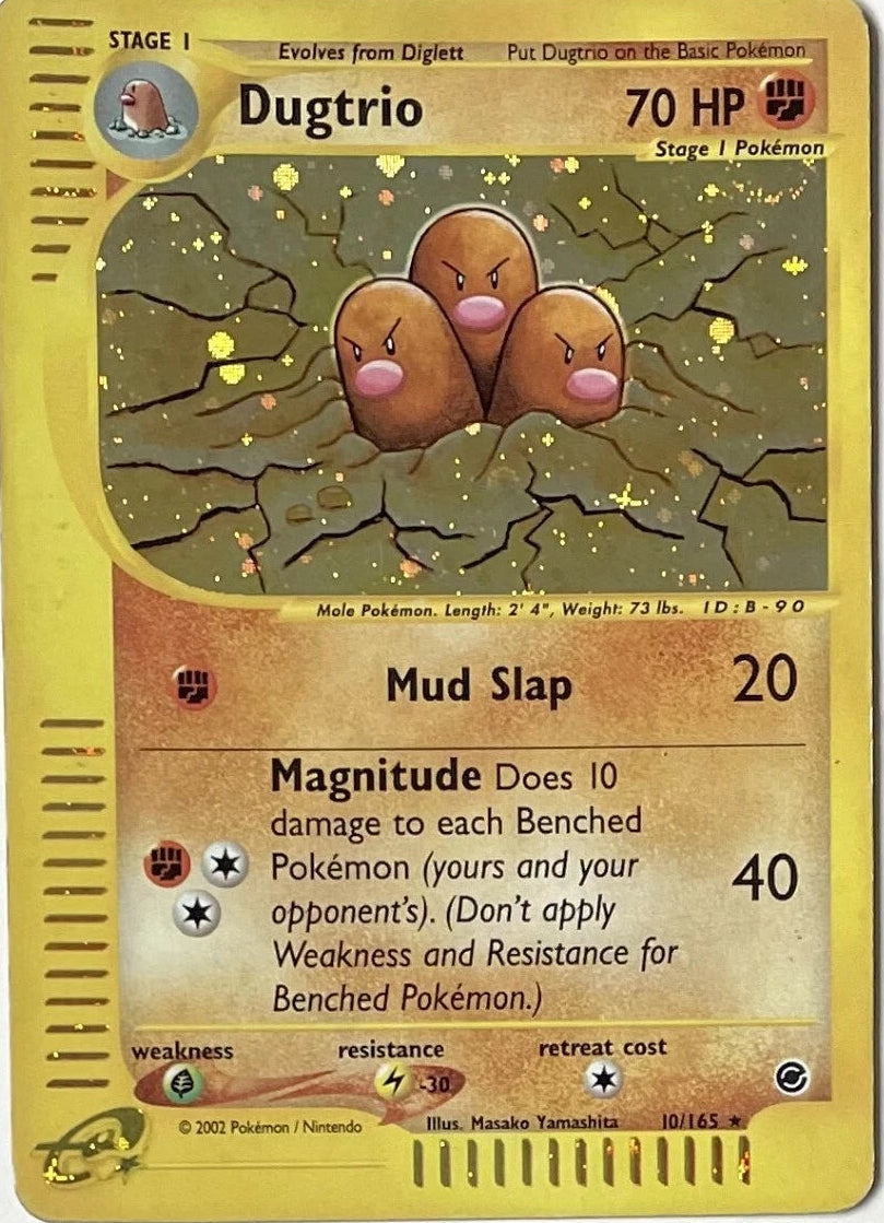 Dugtrio #10 Pokemon Expedition PLAYED - HP