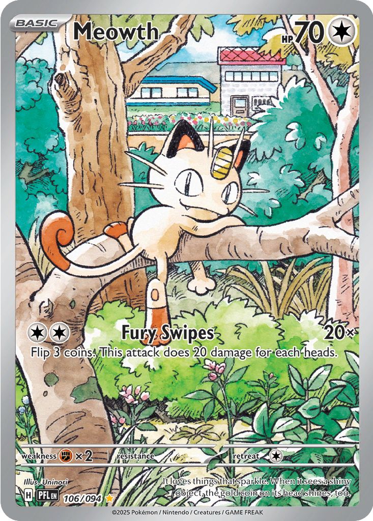 Meowth 106/094 Phantasmal Flames