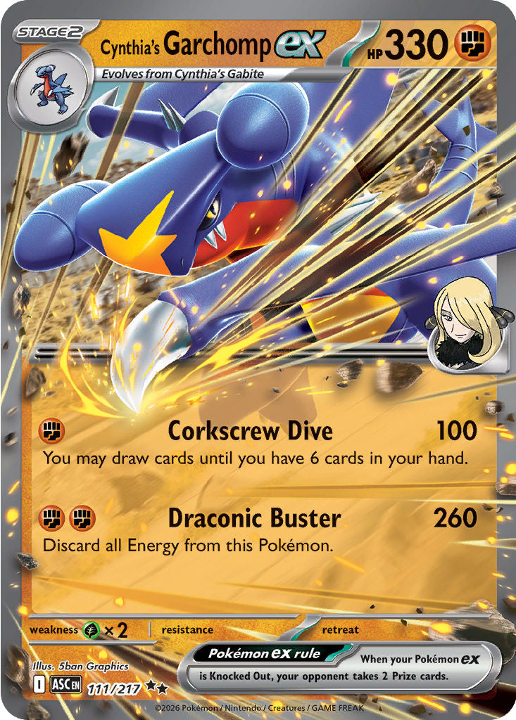 Cynthia's Garchomp 111/217 Ascended Heroes
