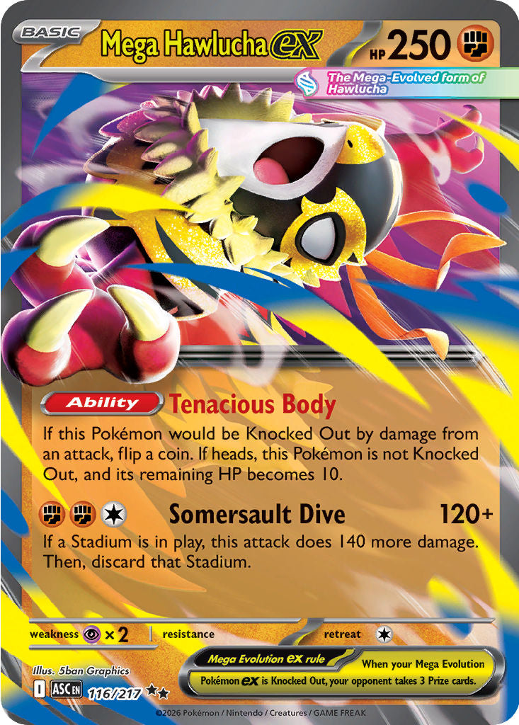 Mega Hawlucha 116/217 Ascended Heroes