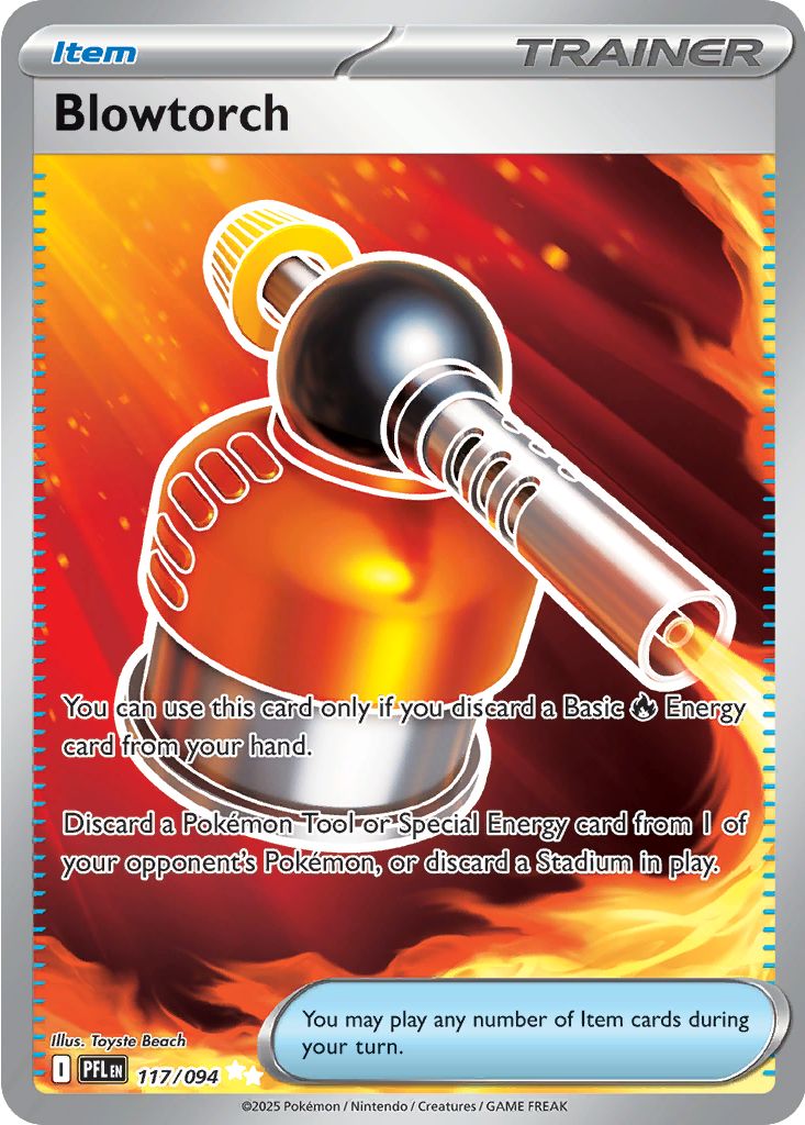 Blowtorch #117 Pokemon Phantasmal Flames