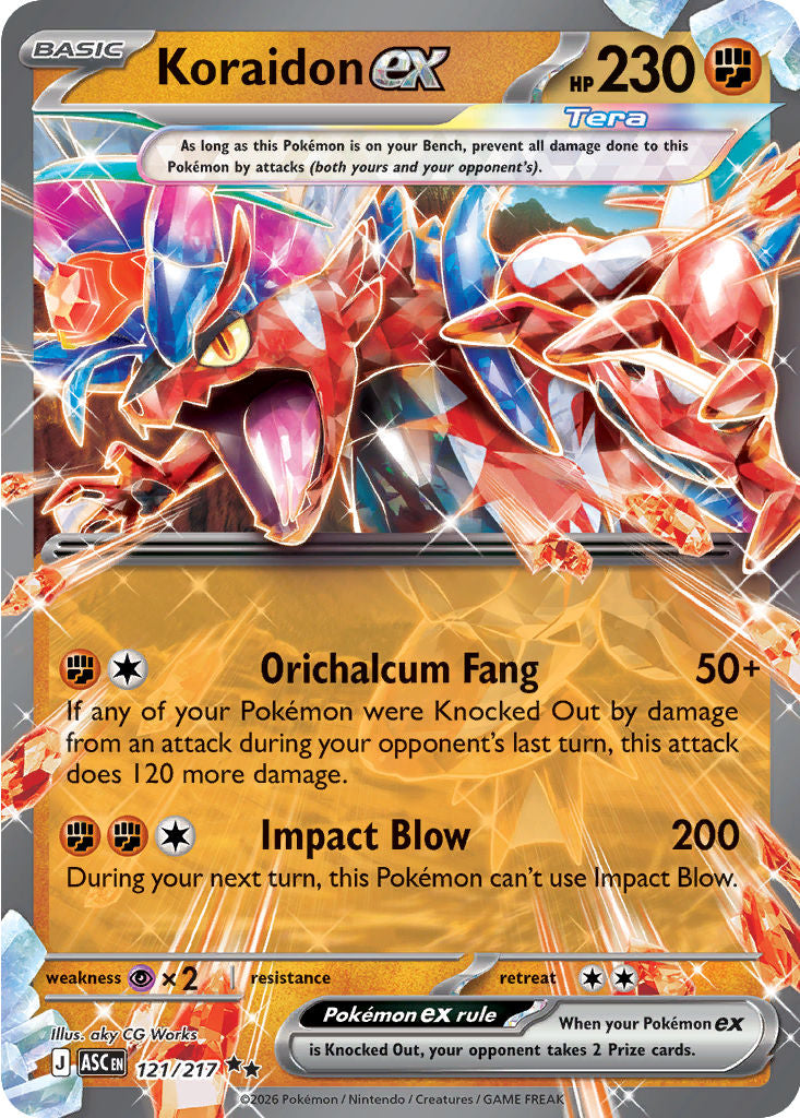 Koraidon 121/217 Ascended Heroes