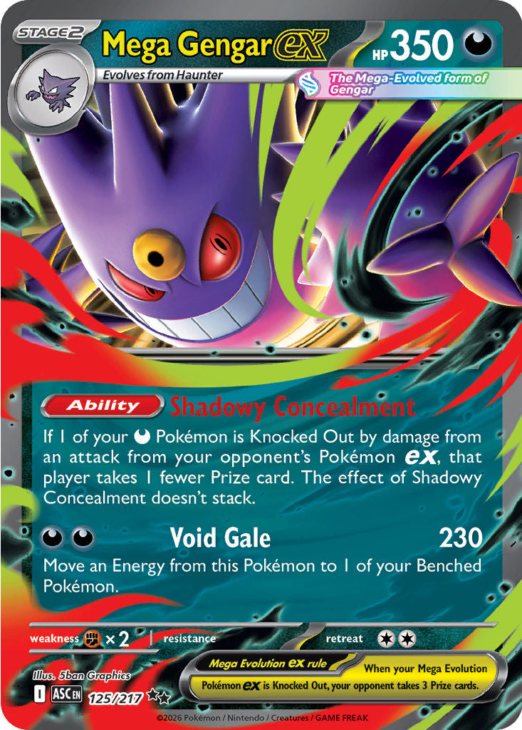 Mega Gengar 125/217 Ascended Heroes