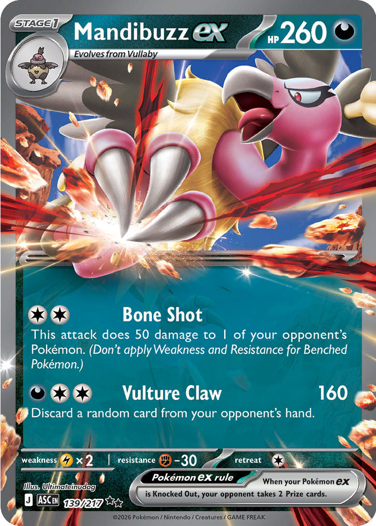 Mandibuzz 139/217 Ascended Heroes