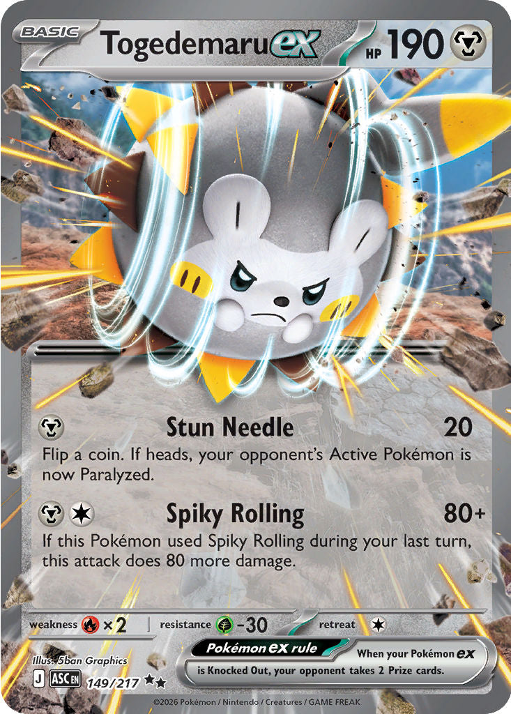 Togedemaru 149/217 Ascended Heroes