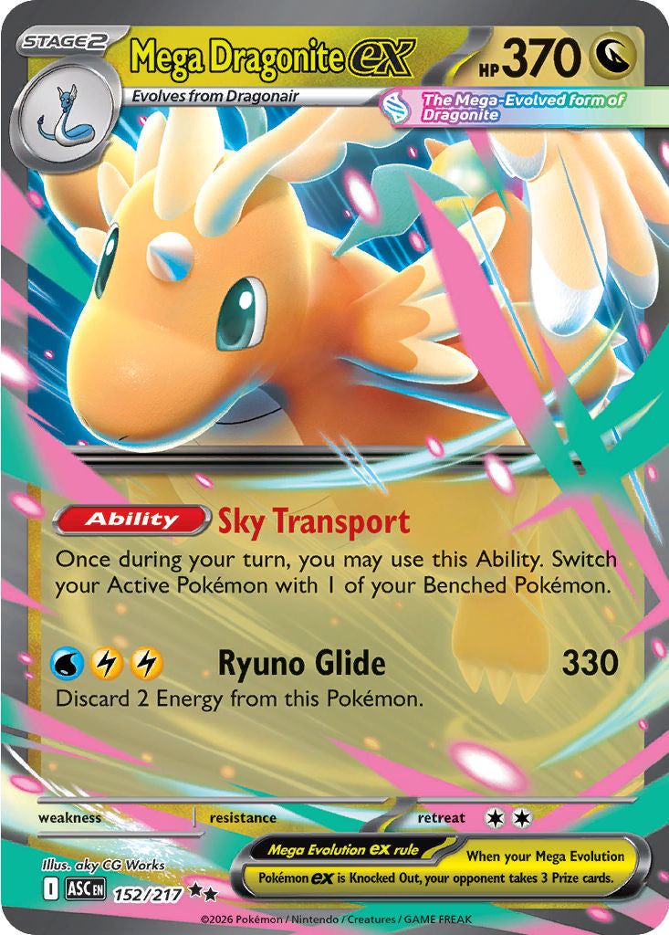 Mega Dragonite 152/217 Ascended Heroes