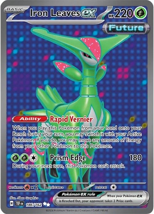Iron Leaves ex #186 Pokemon Temporal Forces