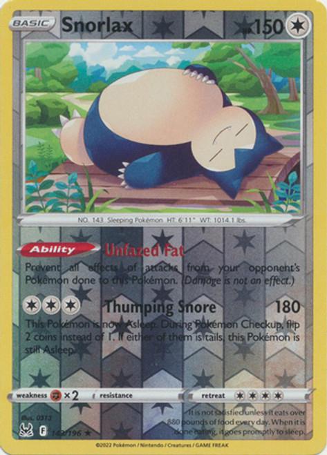 Snorlax [Reverse Holo] #143 Pokemon Lost Origin