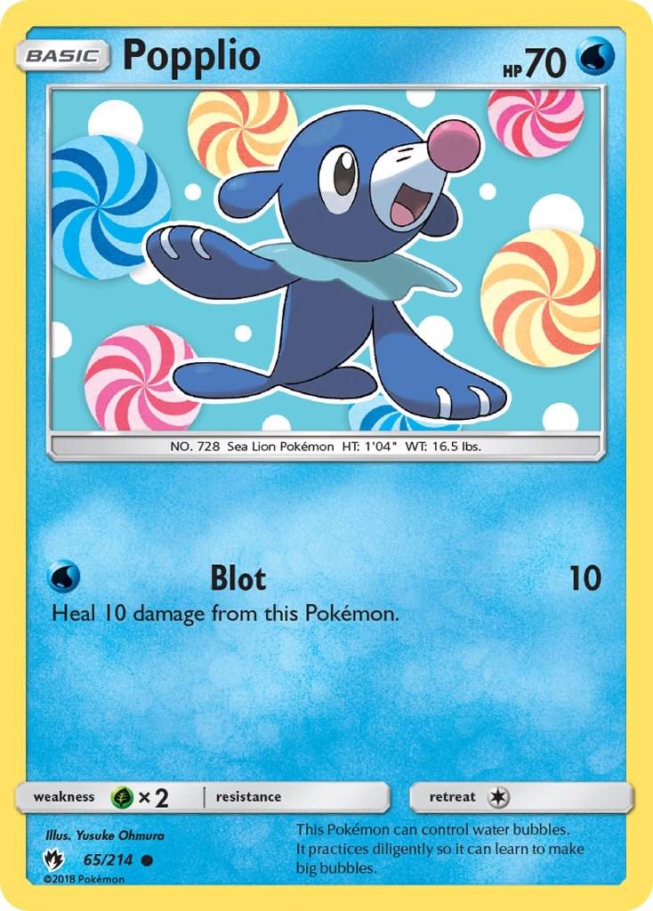 Popplio #65 Pokemon Lost Thunder