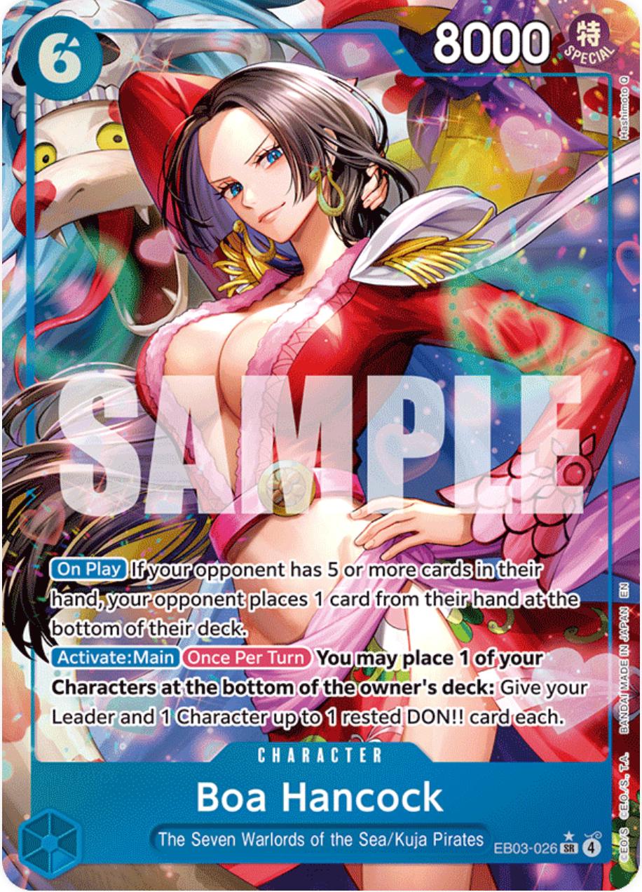 Boa Hancock [Alternate Art] EB03-026 One Piece Extra Booster Heroines Edition