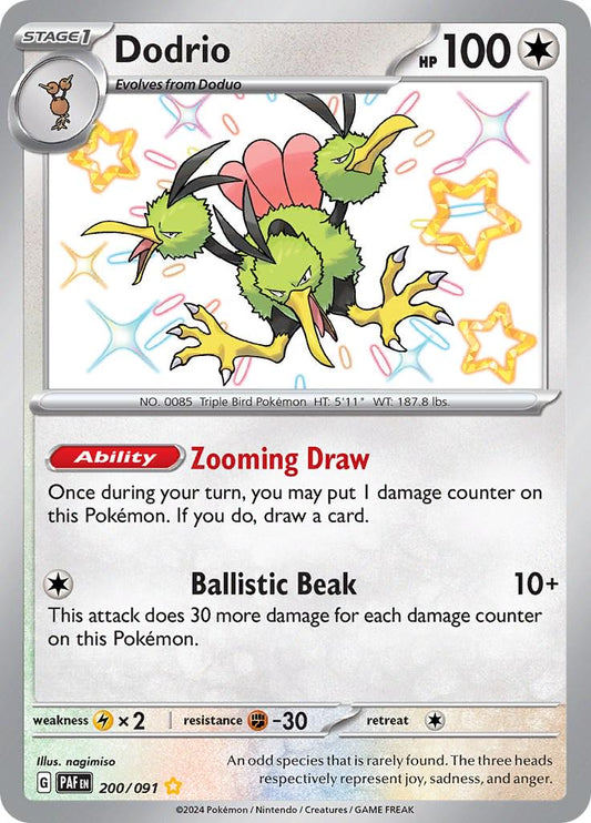 Dodrio #200 Pokemon Paldean Fates