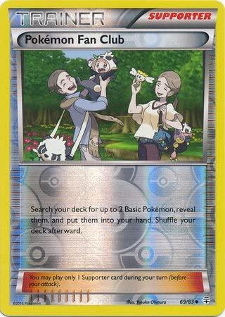 Pokemon Fan Club [Reverse Holo] #69 Pokemon Generations Lightly Played