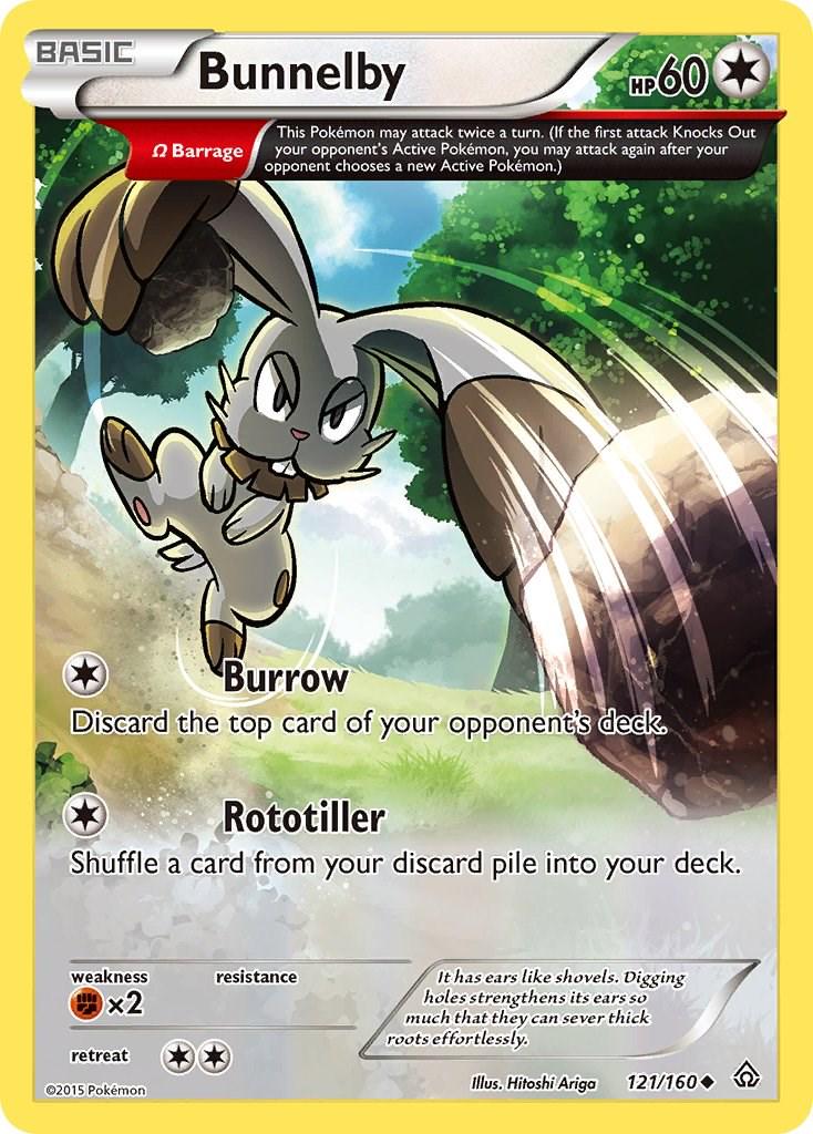 Bunnelby #121 Pokemon Primal Clash