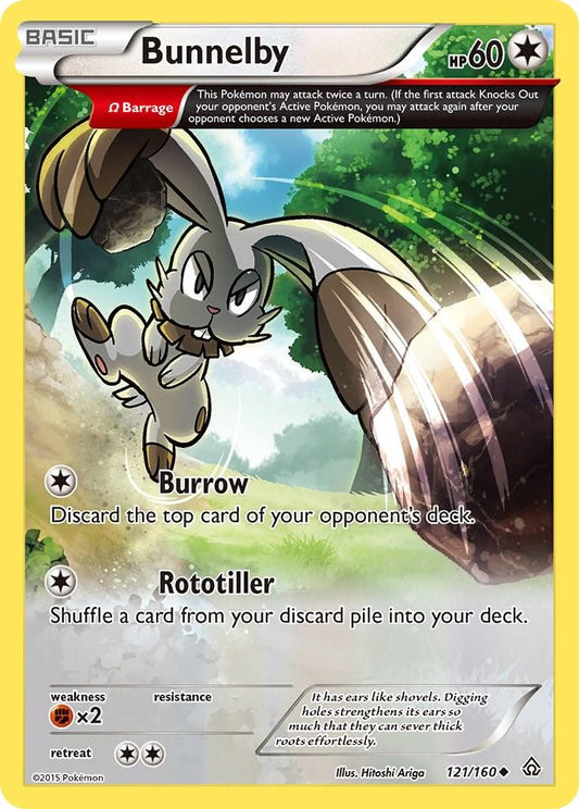 Bunnelby #121 Pokemon Primal Clash