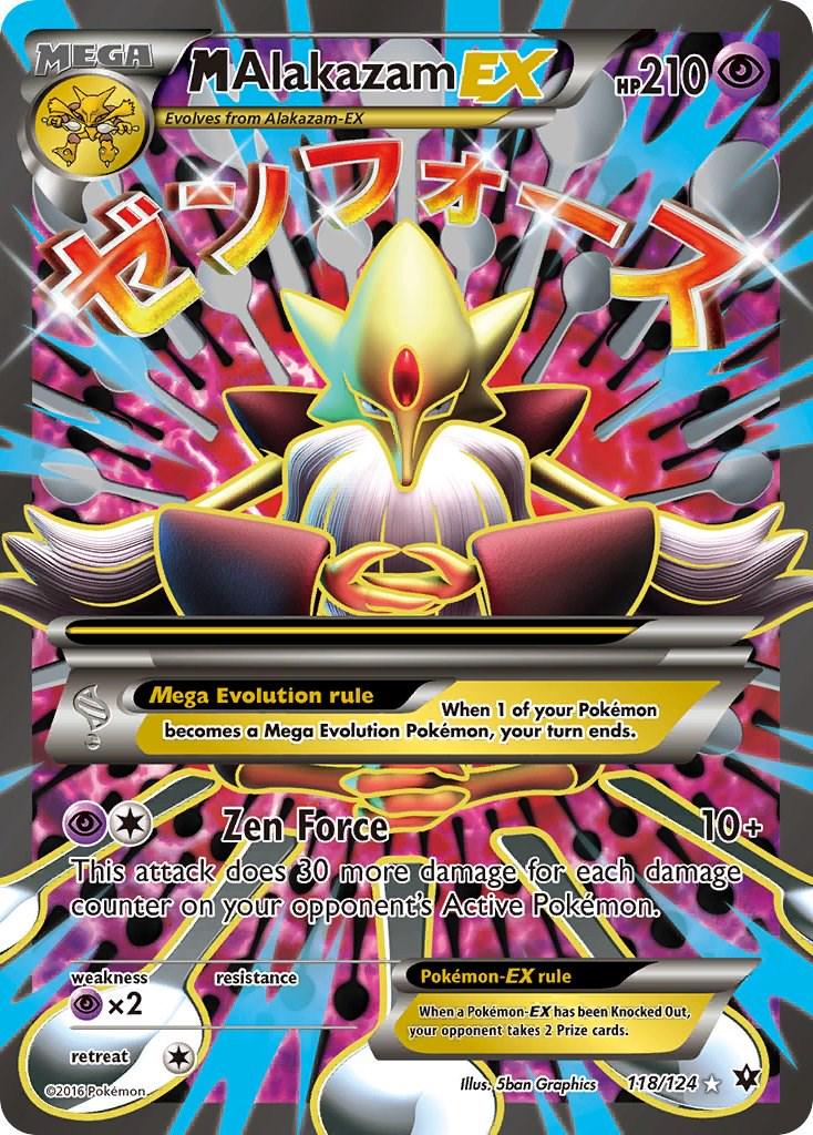 M Alakazam EX #118 Pokemon Fates Collide (Lightly Played Condition)