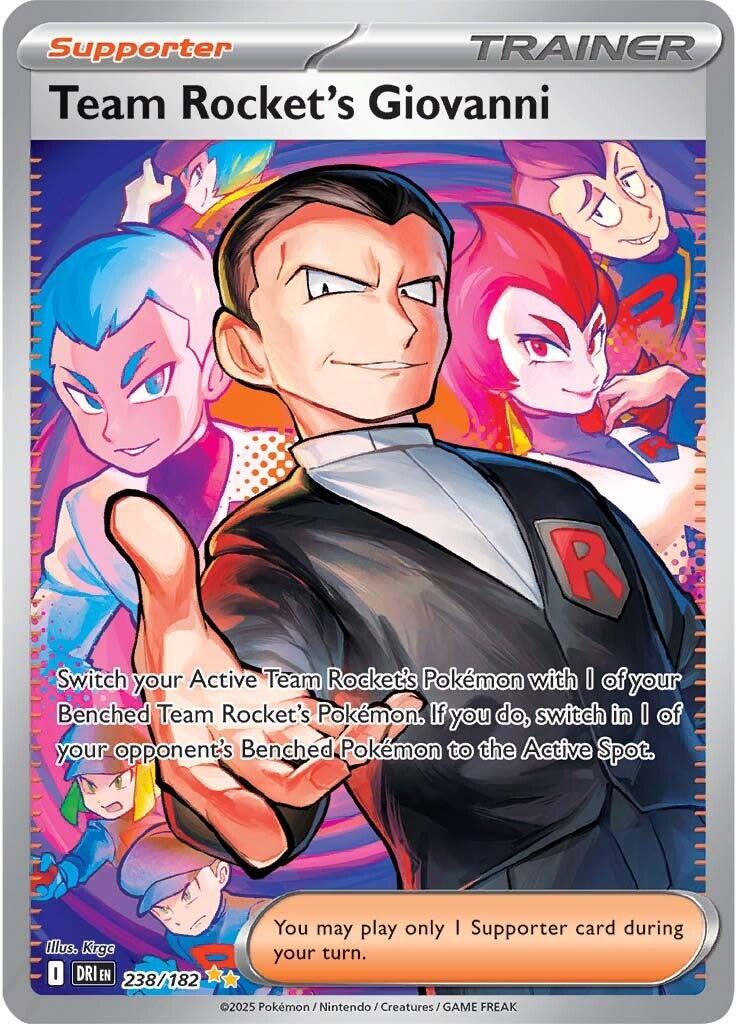 Team Rocket's Giovanni #238 Pokemon Destined Rivals