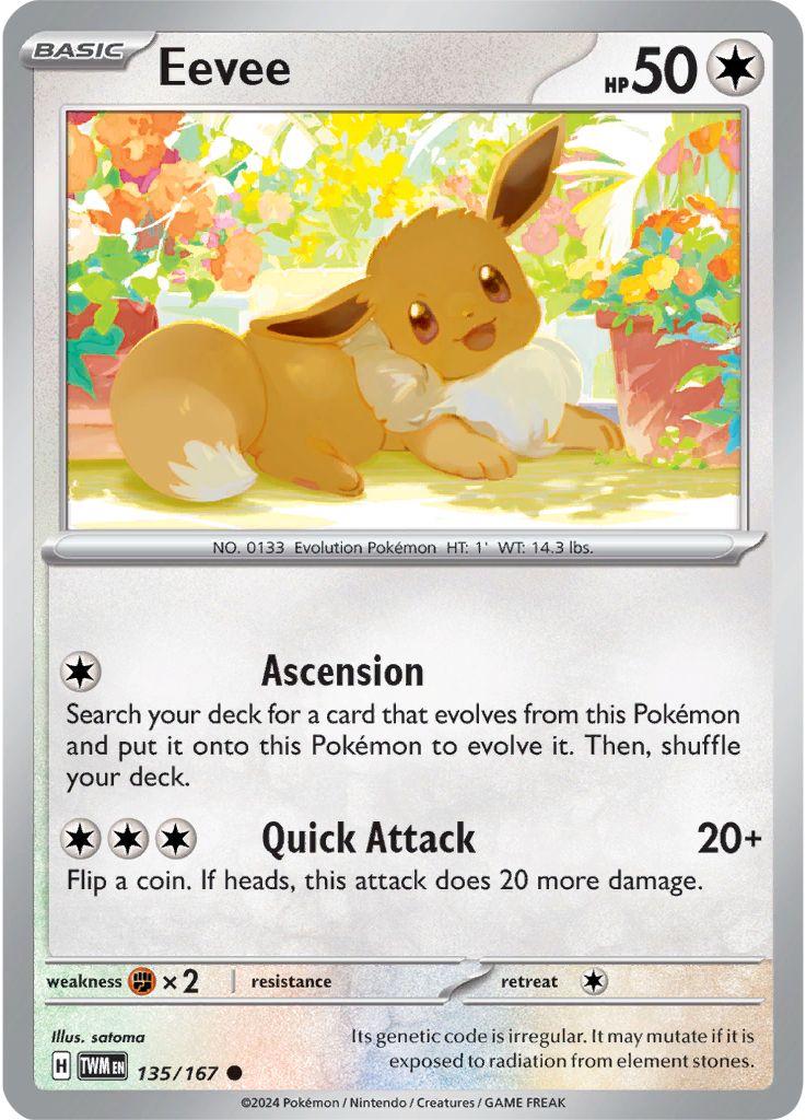 Eevee #135 Pokemon Twilight Masquerade