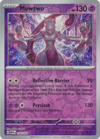 Mewtwo [Reverse Holo] #150 Pokemon Scarlet & Violet 151