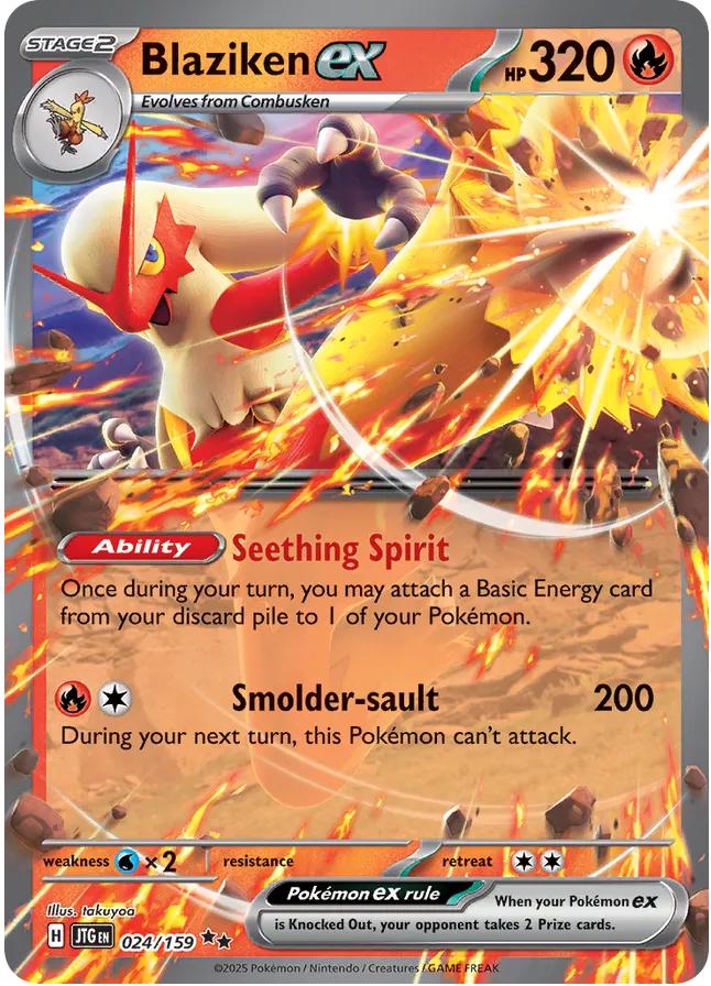 Blaziken ex #24 Pokemon Journey Together