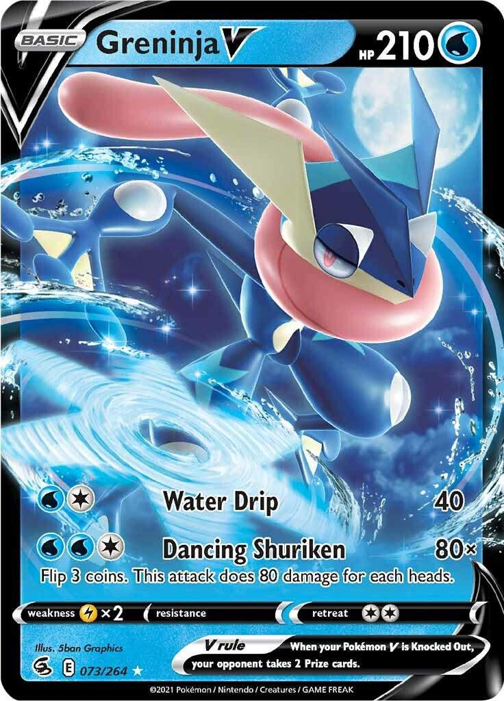 Greninja V #73 Pokemon Fusion Strike