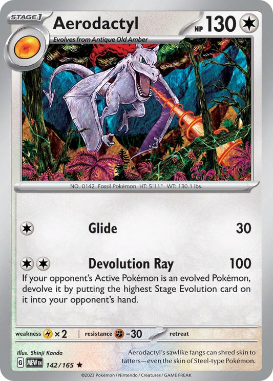 Aerodactyl #142 Pokemon Scarlet & Violet 151