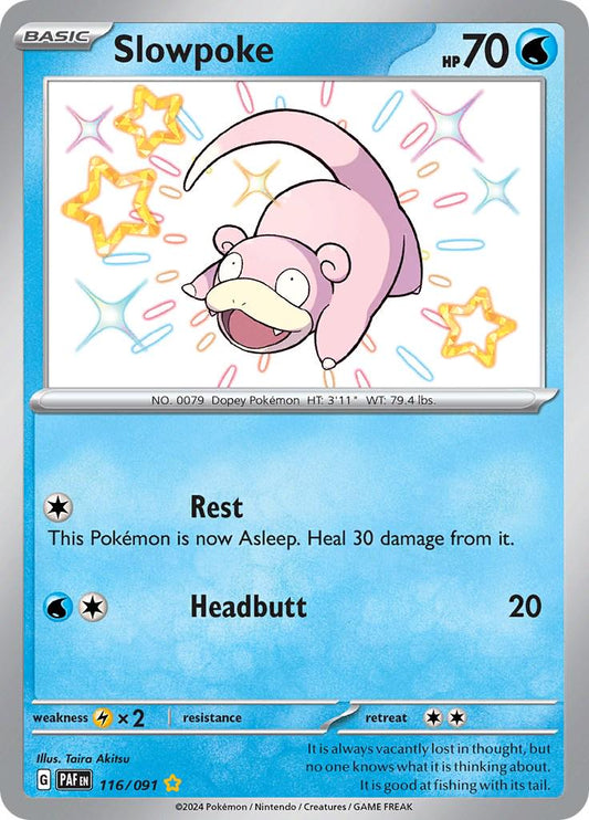Slowpoke #116 Pokemon Paldean Fates