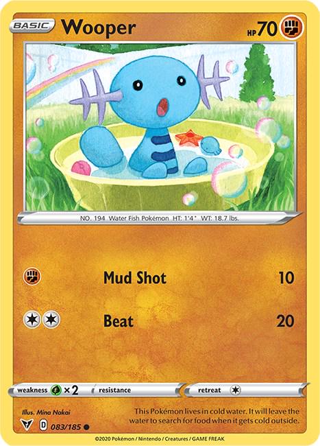 Wooper #83 Pokemon Vivid Voltage