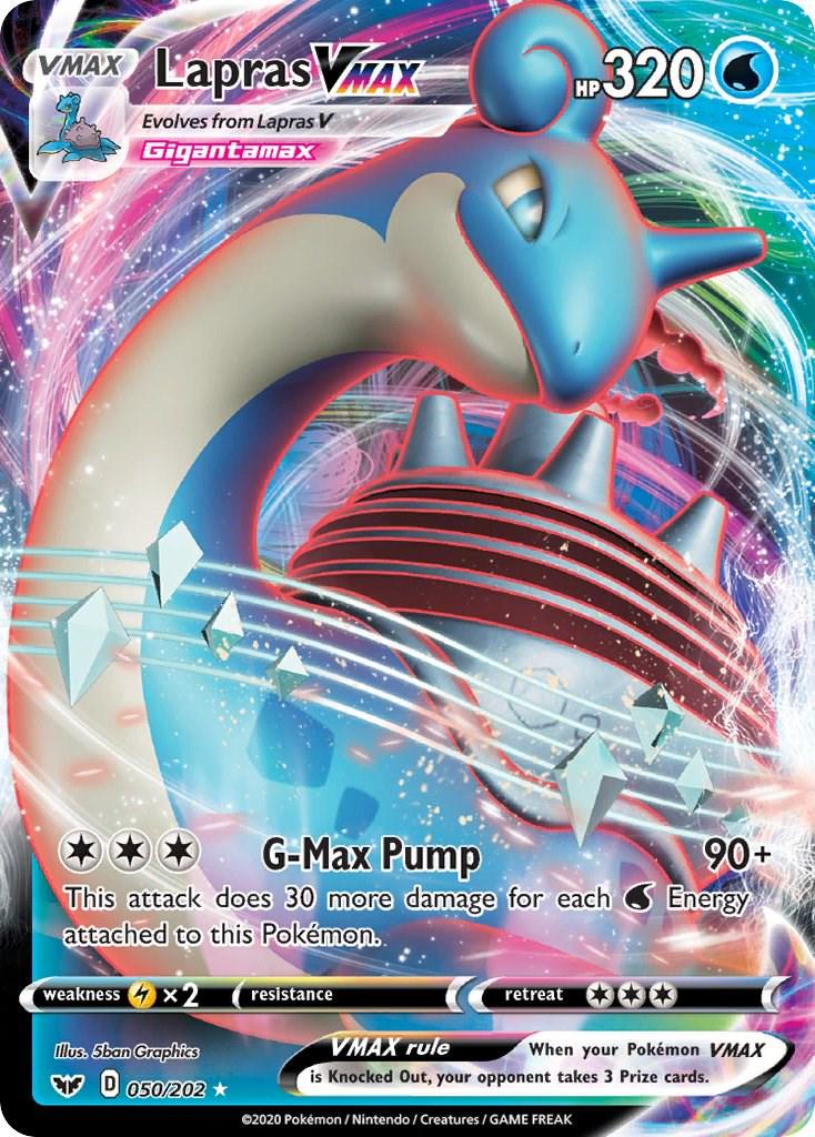 Lapras Vmax #50 Pokemon Sword & Shield